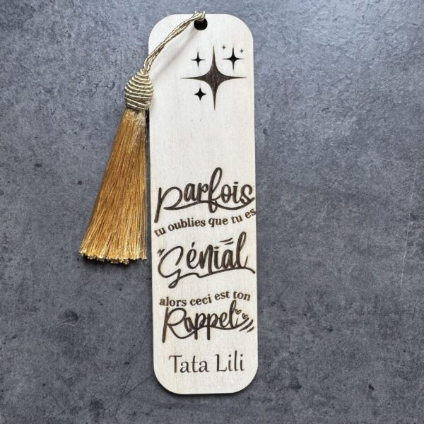 Marque page rappel