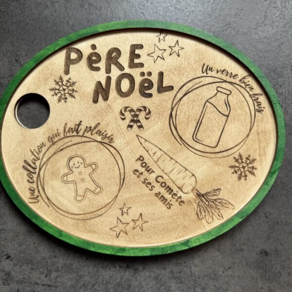 Plateau pour le père noël