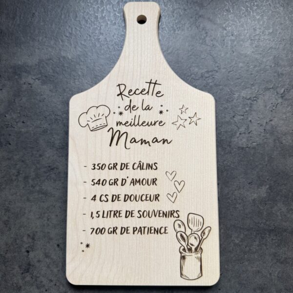 Planchette la recette de maman