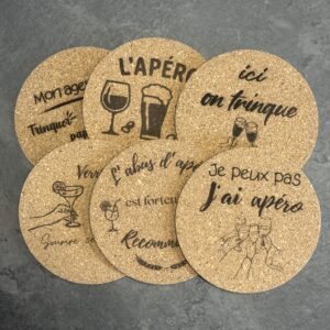 Dessous de verre apéro