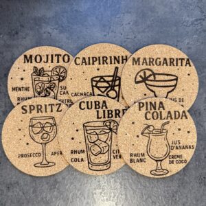 Dessous de verre cocktail